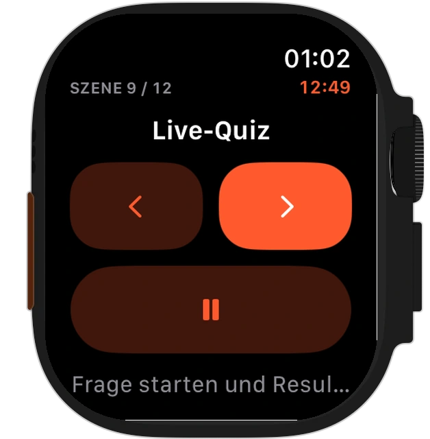 Exposé auf der Apple Watch als Companion-Remote